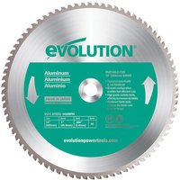 Evolution 355mm 80T Aluminium Cutting Chop Saw Blade - image 2