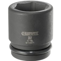 Black Expert by Facom 3/4" drive impact socket, 46mm size, with engraved branding and model number on the side.