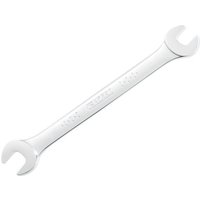 Silver Facom open-end spanner with dual open ends and engraved size markings on the handle.