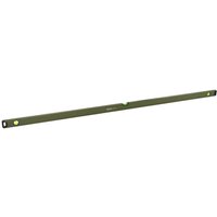 Green Draper Expert box spirit level, 1800mm, with central bubble vial and black end caps.