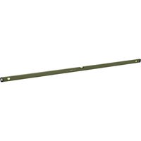 Green Draper Expert box spirit level, 2000mm length, with two yellow vials and black end caps.
