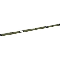 Green Draper Expert box spirit level, 2000mm, with handle, three vials, and black end caps.