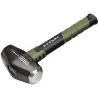 Draper Expert Club Hammer 1.8Kg with black head, green and black rubber grip handle, and "EXPERT" text.