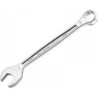 Silver Facom 15mm combination spanner with open and ring ends, engraved with brand and size markings.