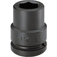 Black Facom-NK.18A ¾" drive impact socket, 18mm size, with engraved markings and a hexagonal opening.
