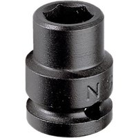 Black Facom 1/2" drive impact socket, 24mm size, with engraved markings and a smooth, cylindrical design.