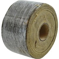 Gray Faithfull anti-corrosion tape roll, 75mm wide, 10m long, with textured surface and brown inner core.