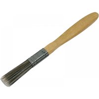 Faithfull 7500505 Tradesman synthetic paint brush, 13mm, wooden handle, metal ferrule, soft bristles.