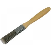 Faithfull 19mm synthetic paint brush with wooden handle and metal ferrule.