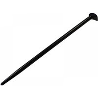 Black Faithfull ABP7347 pry bar, 400mm long, with a flat chisel end and curved claw for leverage.