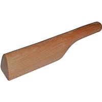 Beech wood lead dresser with a flat, rectangular head and a smooth, tapered handle by Faithfull.