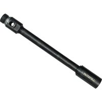Black Faithfull Diamond Core Extension with threaded ends and hexagonal grip section.