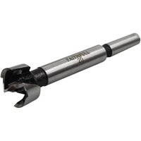 Faithfull Forstner Bit 20mm, silver steel with sharp cutting edges and cylindrical shank.