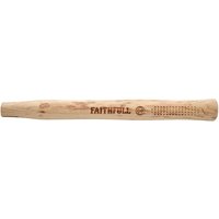 Faithfull FSC Hickory Mortar Pick Handle, light wood with branded logo and smooth finish.
