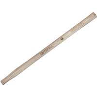 Faithfull FSC Hickory sledge hammer handle, smooth wood finish, tapered ends, engraved brand logo.