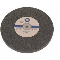 Green grit Faithfull grinding wheel, 200x20mm, with central hole and labeled center disc.