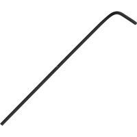 Black Faithfull hexagon Allen key with L-shaped design and long arm.