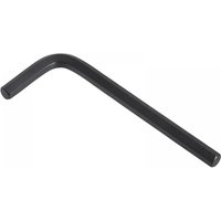 Black Faithfull 6.0mm hexagon key with an L-shaped design and smooth finish.
