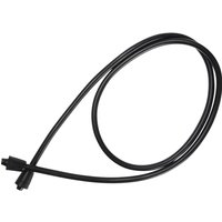 Black Faithfull hose with fittings for FAISPRAY16 pressure sprayer, flexible and coiled.
