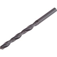 Faithfull HSS Jobber Drill Bit Metric, silver with spiral flutes and cylindrical shank.