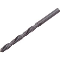 Black Faithfull HSS Jobber Drill Bit with spiral flutes and cylindrical shank.