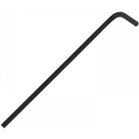Black Faithfull long arm hexagon key 2.5mm with L-shaped design and smooth finish.