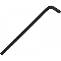Black Faithfull long arm hexagon key 6.0mm with an L-shaped design and smooth finish.