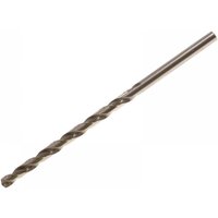 Faithfull long series HSS jobber drill, silver, 4.50mm x 126mm, with spiral flutes, pre-pack of two.