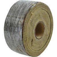 Faithfull Petro Anti Corrosion Tape, brown roll with textured surface and silver outer layer.