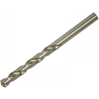 Silver Faithfull HSS jobber drill bit, 9.50mm diameter, 120mm length, spiral flutes, cylindrical shank.