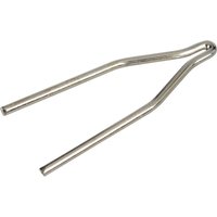 Faithfull soldering gun replacement tip, silver, U-shaped with pointed ends.