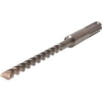 Faithfull SDS Max masonry drill bit with spiral fluting and pointed tip, designed for heavy-duty drilling tasks.