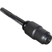 Black Faithfull SDS Max to SDS Plus drill adaptor with cylindrical body and grooved shaft.