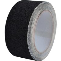 Black Faithfull self-adhesive anti-slip tape roll with textured surface and white inner core.