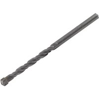 Faithfull masonry drill bit 5.5 x 85mm, silver with spiral flutes and hexagonal shank.