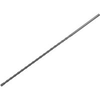 Faithfull Standard Masonry Drill Bit, 6x300mm, long steel shaft with spiral fluting for efficient drilling.