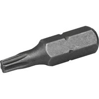 Faithfull Star Security S2 Grade steel screwdriver bit with hexagonal base and star-shaped tip.