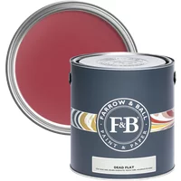Farrow & Ball Dead Flat paint can, Rectory Red No. 217, 2.5L, with ultra-matt finish and dark grey label.