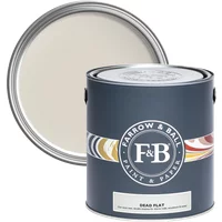 Farrow & Ball Dead Flat paint can, 2.5L, Skimming Stone No. 241, dark blue label, ultra matt finish.