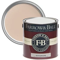 Farrow & Ball Estate Emulsion 2.5L can, Setting Plaster No. 231, with a soft pink hue and chalky matt finish.