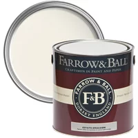 Farrow & Ball Estate Emulsion 5L can, Pointing No. 2003, chalky matt finish, dark red label with white lid.