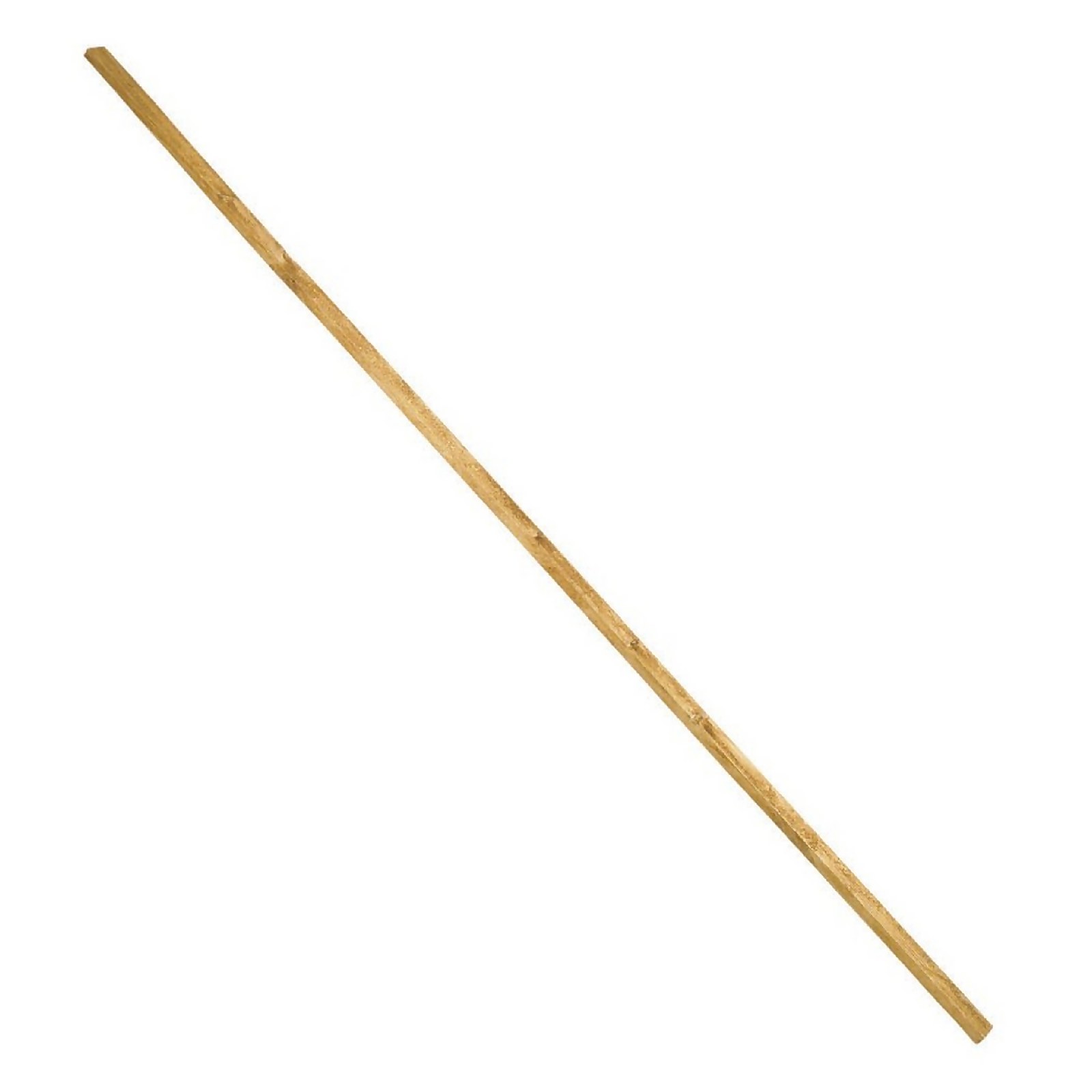 1.8m wooden fence batten in a natural wood finish, featuring a smooth surface and straight edges, ideal for garden fencing or outdoor projects.