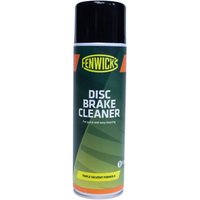 Green Fenwicks Disc Brake Cleaner 500ml spray can with black cap and yellow logo.