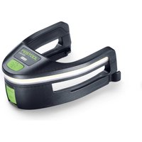 Festool LM-DTS Light Module, black and green, U-shaped with LED strip, designed for Festool Delta Sanders.