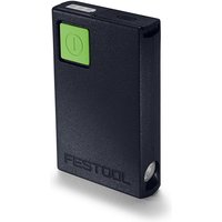Black rectangular Festool light module with green button and side LED for TS/TSC plunge saws.