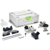 Festool ZS-MFK 700 Accessory Set with gray storage case, green accents, and various router attachments.