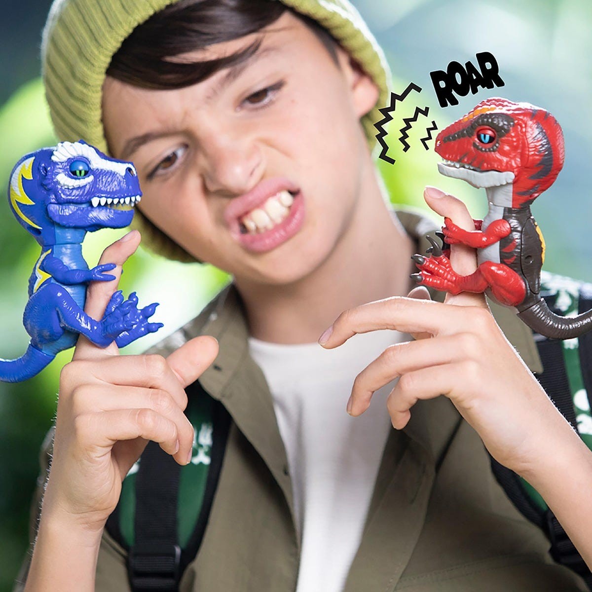 Fingerlings Untamed Cobalt T-Rex Electronic Pet - image 3