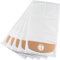 White Flex S-F VC 6 VE5 fleece filter dust bags with brown cardboard collar and circular opening.