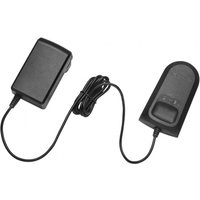 Black Flymo Standard Charger AL1810 CV with two connected rectangular components and a coiled cable.