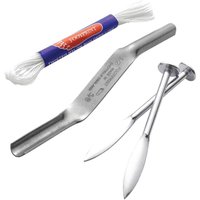Footprint 620K set with silver brick jointer, two line pins, and white line coil in blue and red packaging.